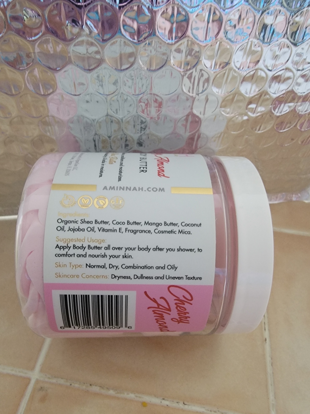 Cherry Almond Whipped Body Butter . - Picture 3 of 3